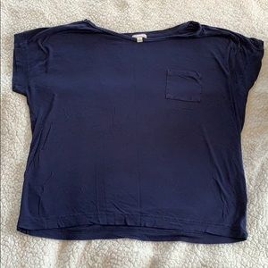 Navy tee